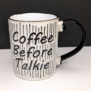 Ceramic Mug "Coffee Before Talkie" Spectrum Designz